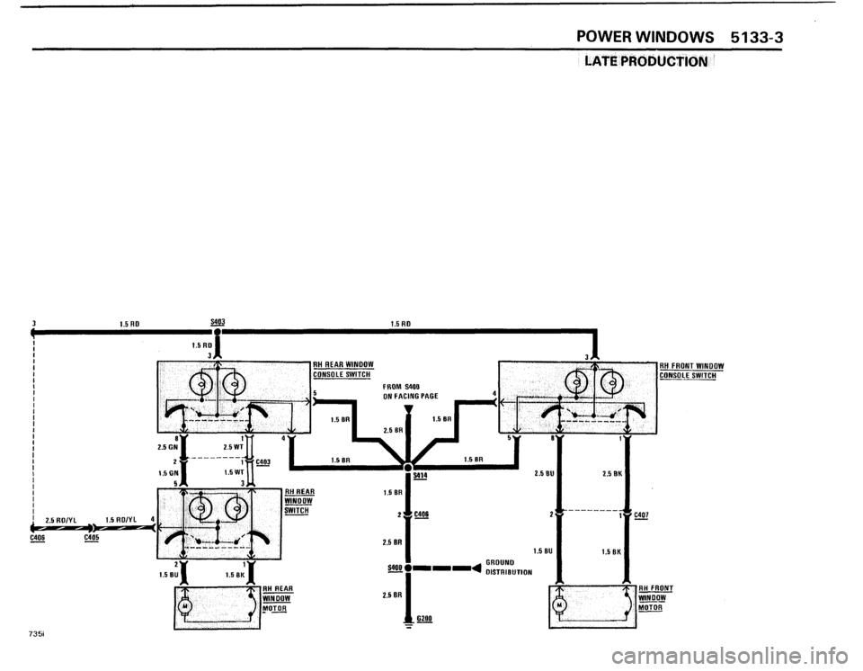BMW 735i 1986 E23 Electrical Troubleshooting Manual 