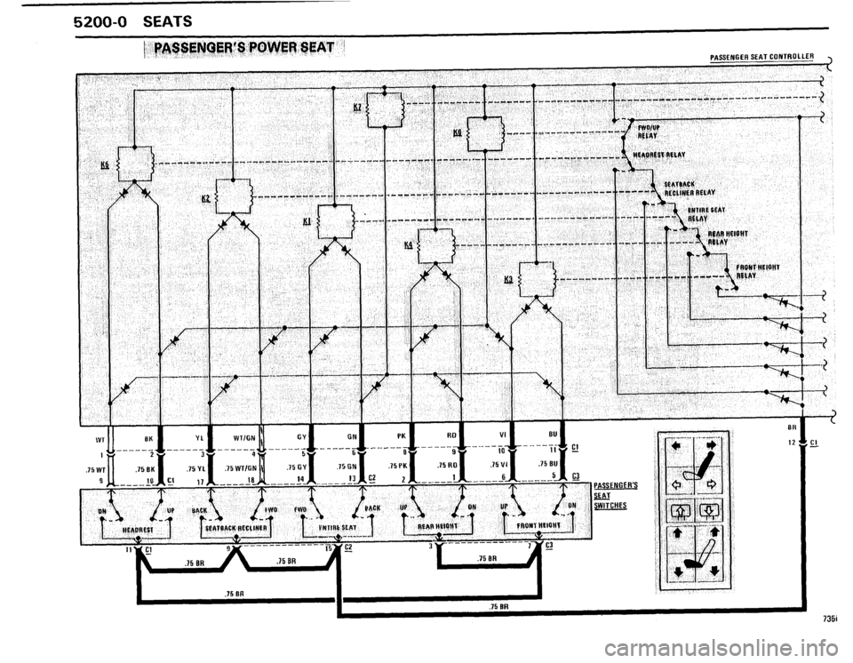 BMW 735i 1986 E23 Electrical Troubleshooting Manual 