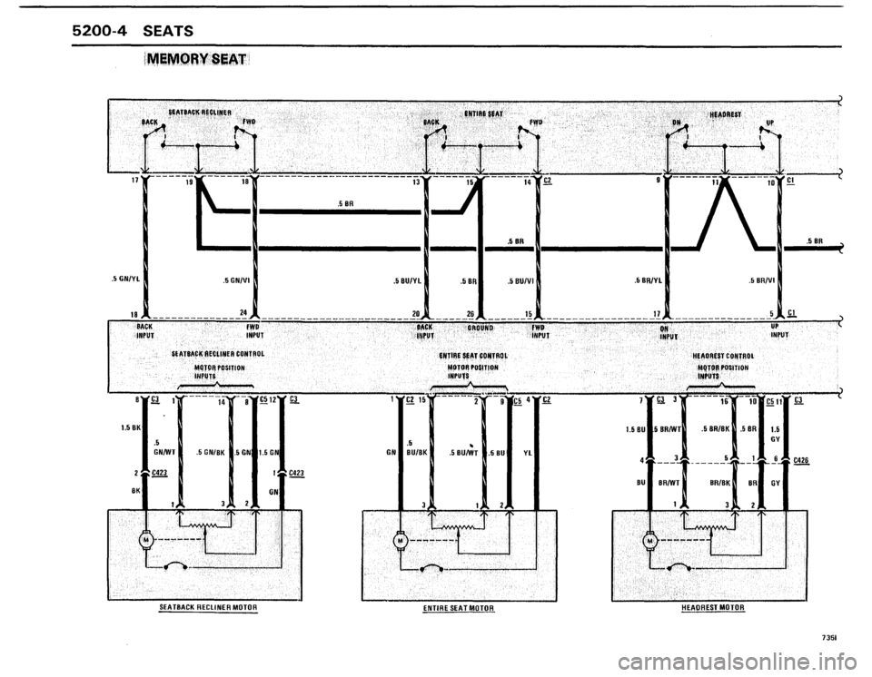 BMW 735i 1986 E23 Electrical Troubleshooting Manual 