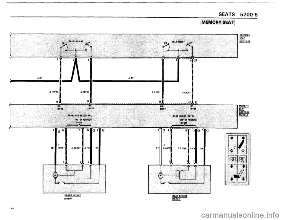 BMW 735i 1986 E23 Electrical Troubleshooting Manual 