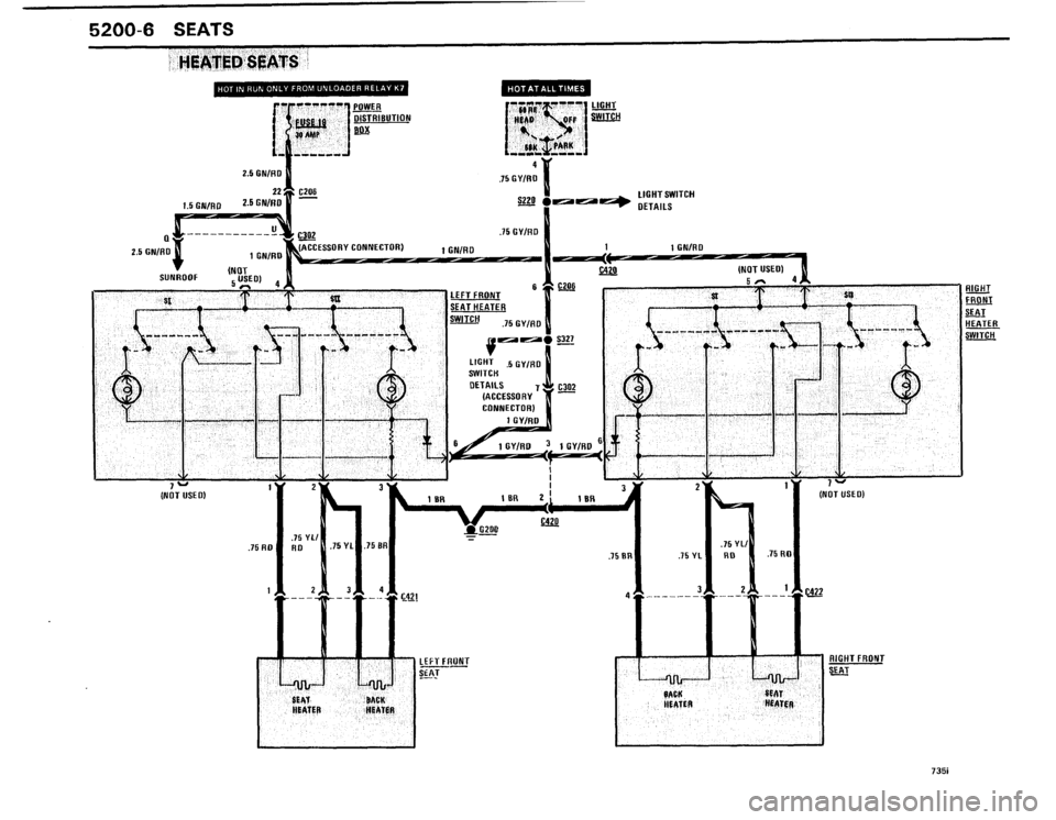 BMW 735i 1986 E23 Electrical Troubleshooting Manual 