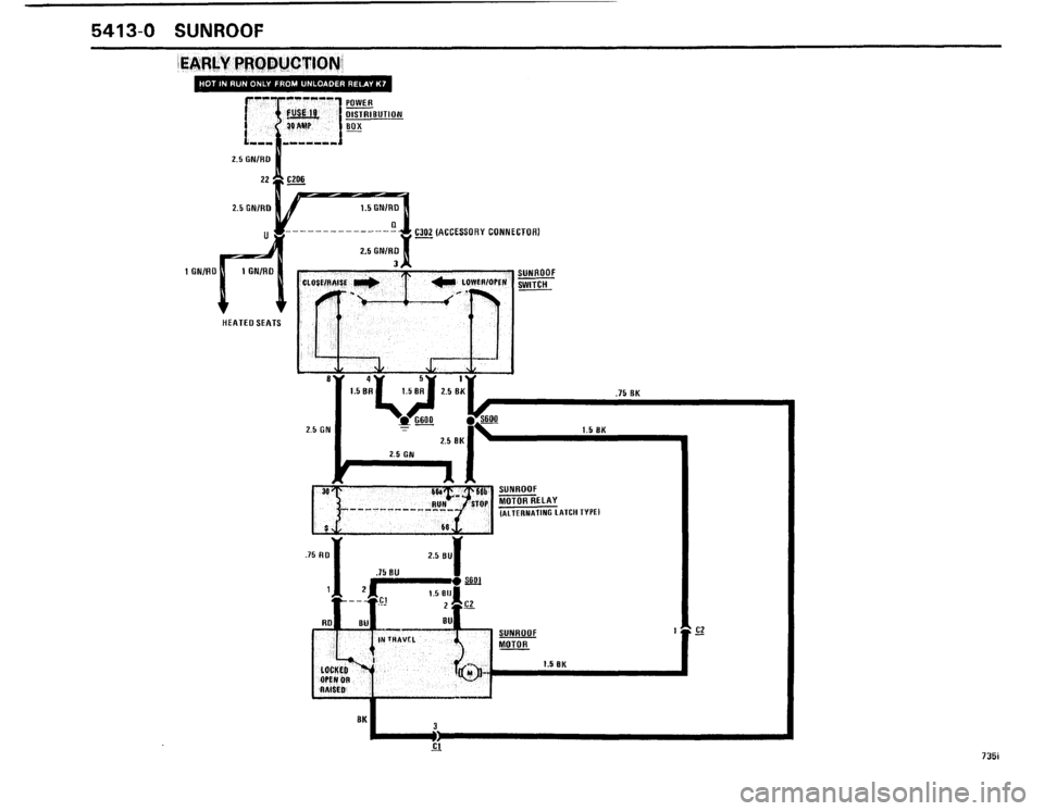 BMW 735i 1986 E23 Electrical Troubleshooting Manual 