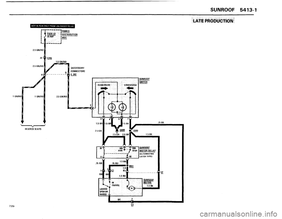 BMW 735i 1986 E23 Electrical Troubleshooting Manual 