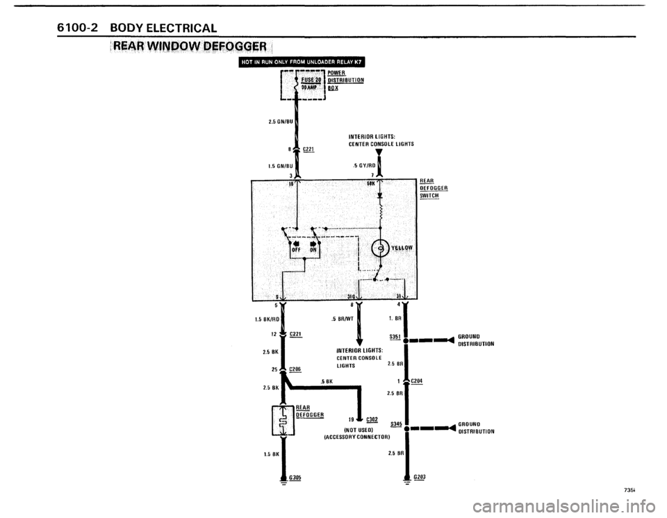 BMW 735i 1986 E23 Electrical Troubleshooting Manual 