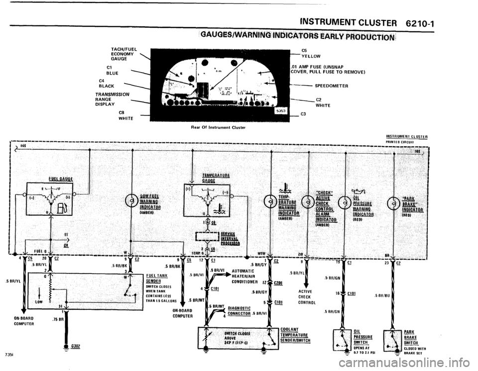 BMW 735i 1986 E23 Electrical Troubleshooting Manual 