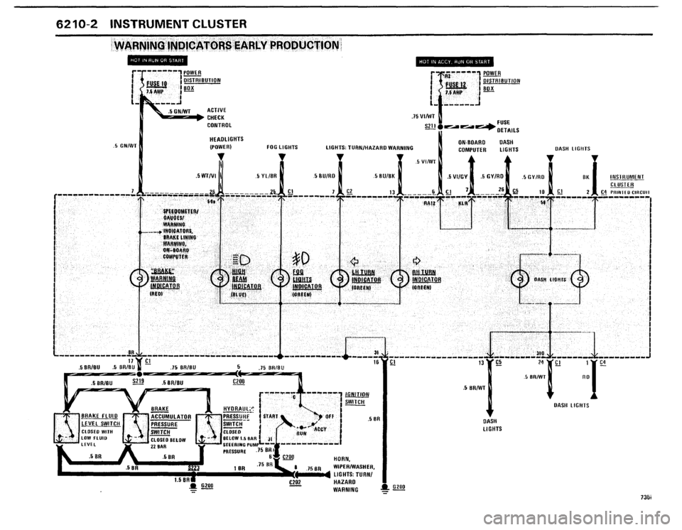 BMW 735i 1986 E23 Electrical Troubleshooting Manual 