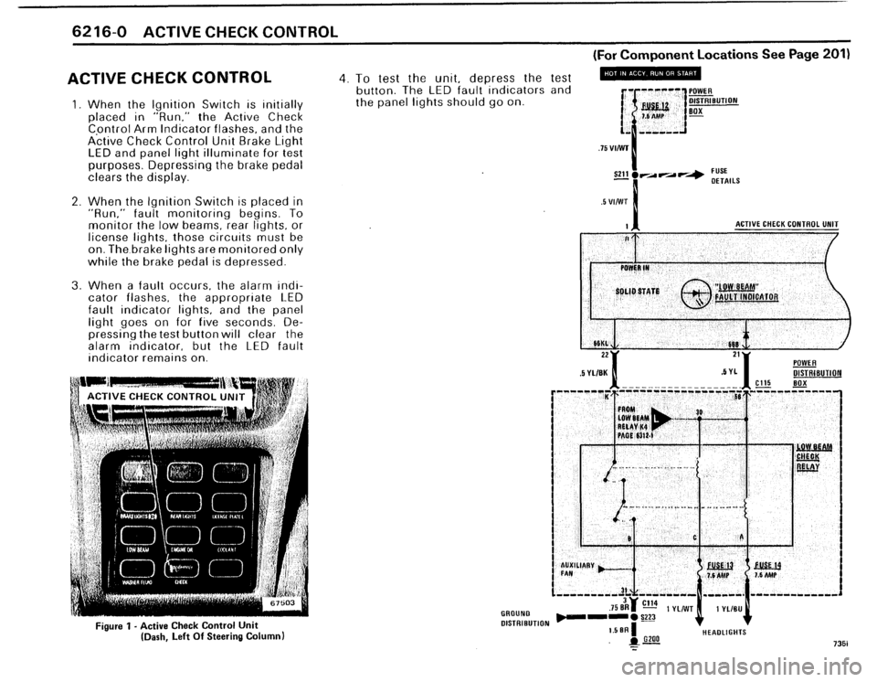 BMW 735i 1986 E23 Electrical Troubleshooting Manual 