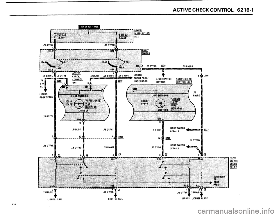 BMW 735i 1986 E23 Electrical Troubleshooting Manual 