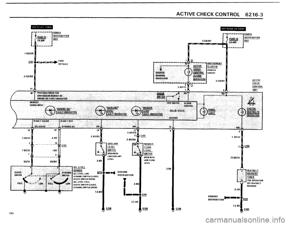 BMW 735i 1986 E23 Electrical Troubleshooting Manual 