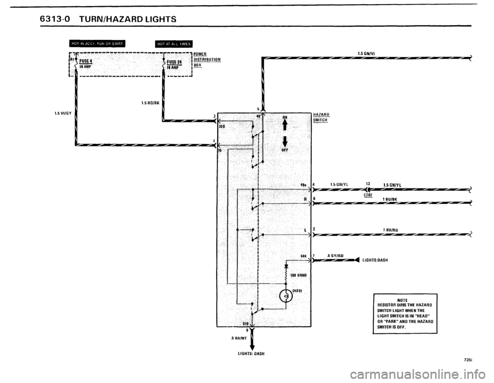 BMW 735i 1986 E23 Electrical Troubleshooting Manual 