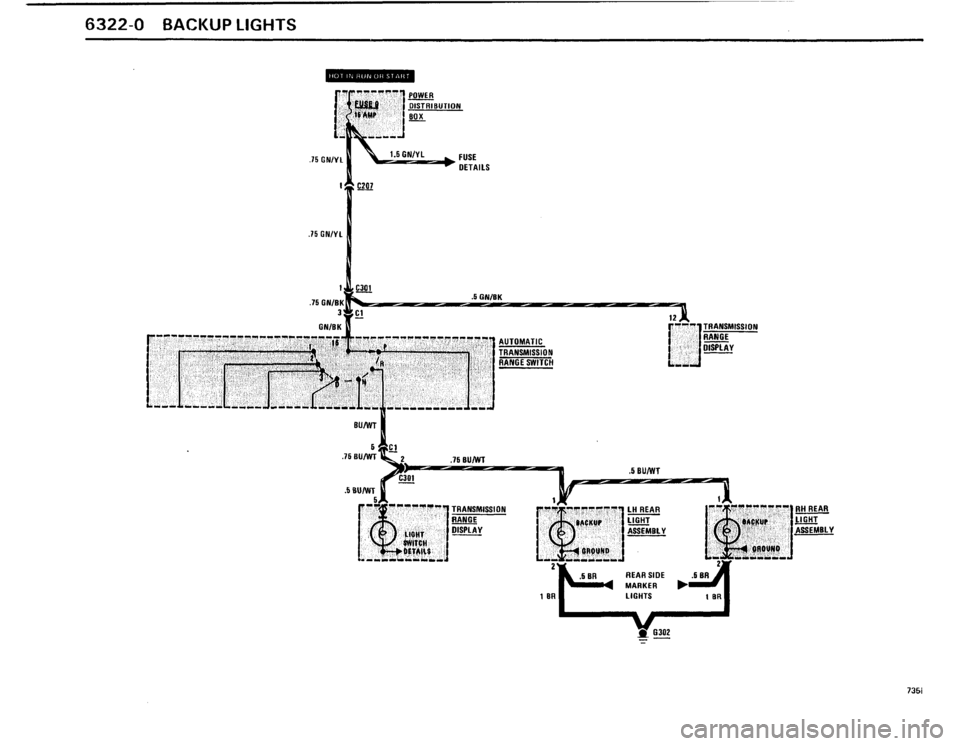 BMW 735i 1986 E23 Electrical Troubleshooting Manual 