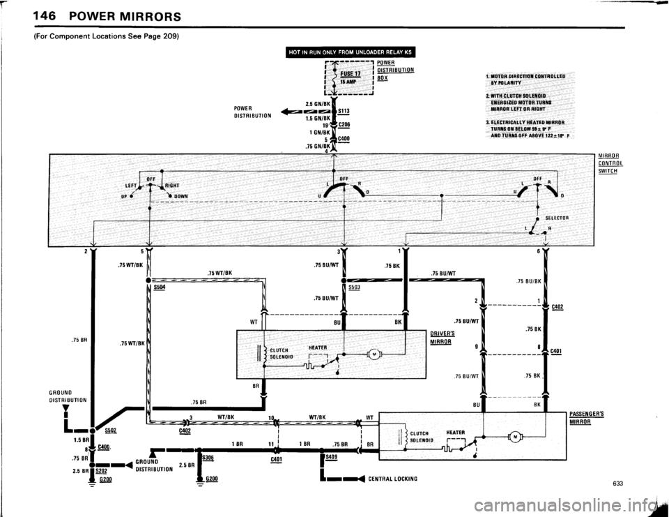 BMW 633csi 1984 E24 Electrical Troubleshooting Manual 