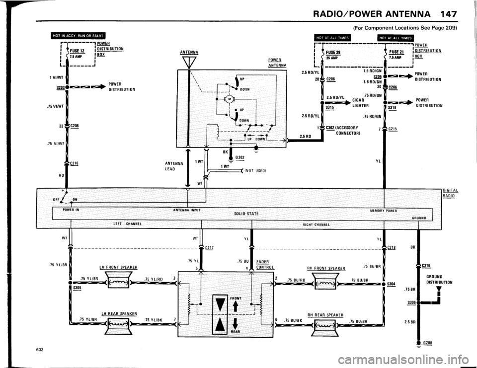 BMW 633csi 1984 E24 Electrical Troubleshooting Manual 