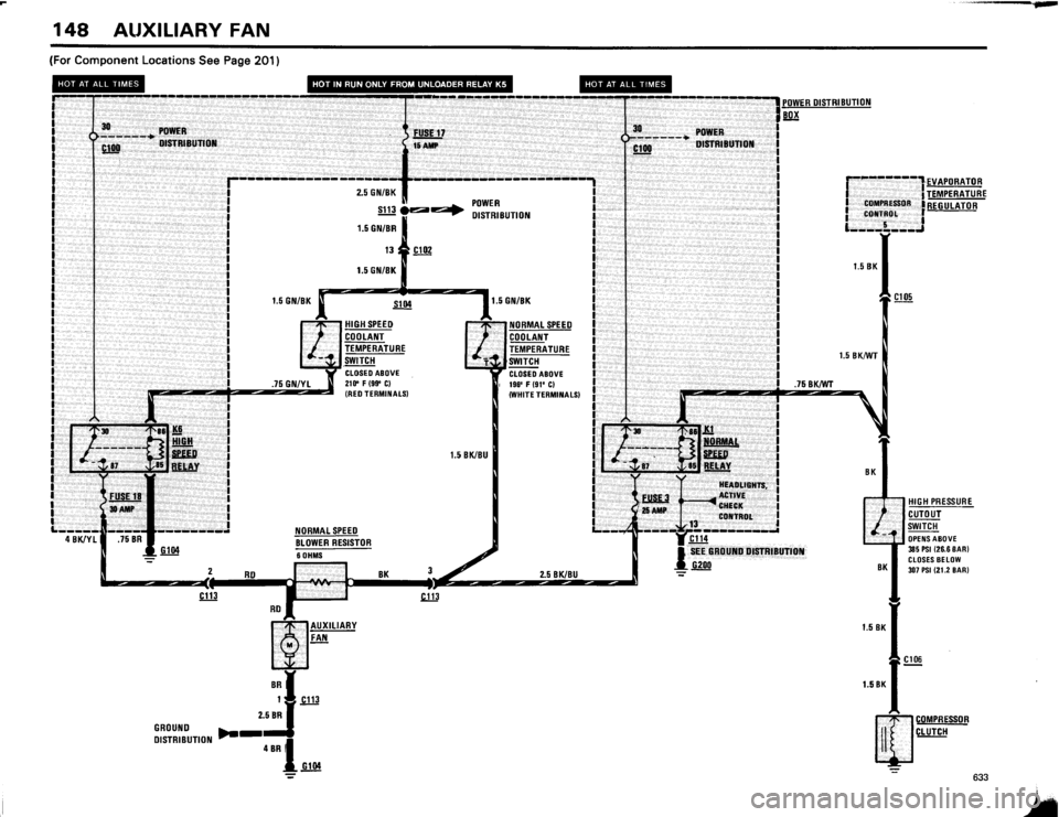 BMW 633csi 1984 E24 Electrical Troubleshooting Manual 