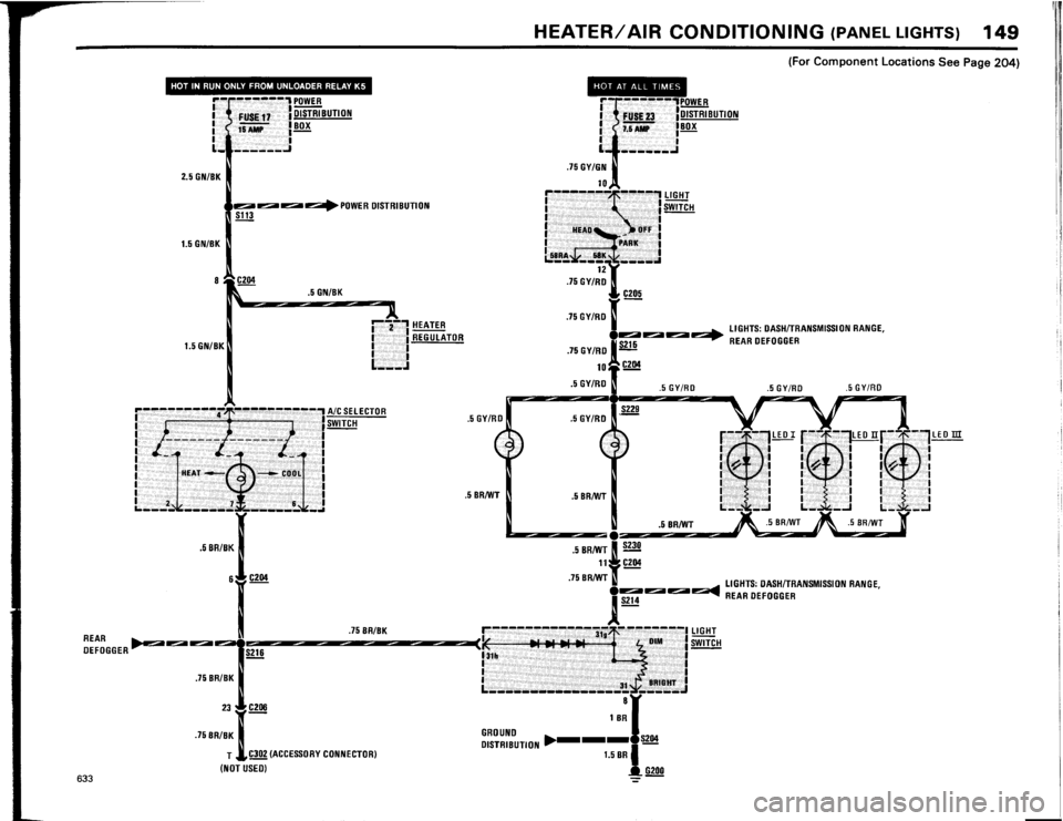 BMW 633csi 1984 E24 Electrical Troubleshooting Manual 