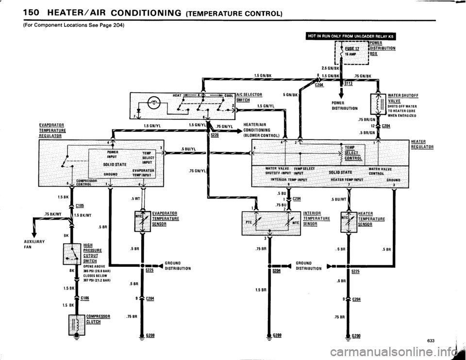 BMW 633csi 1984 E24 Electrical Troubleshooting Manual 