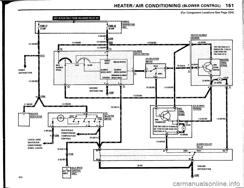 BMW 633csi 1984 E24 Electrical Troubleshooting Manual 