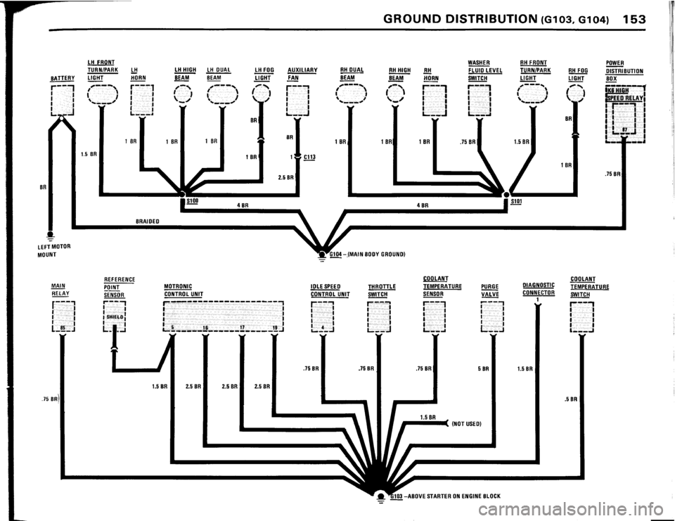 BMW 633csi 1984 E24 Electrical Troubleshooting Manual 