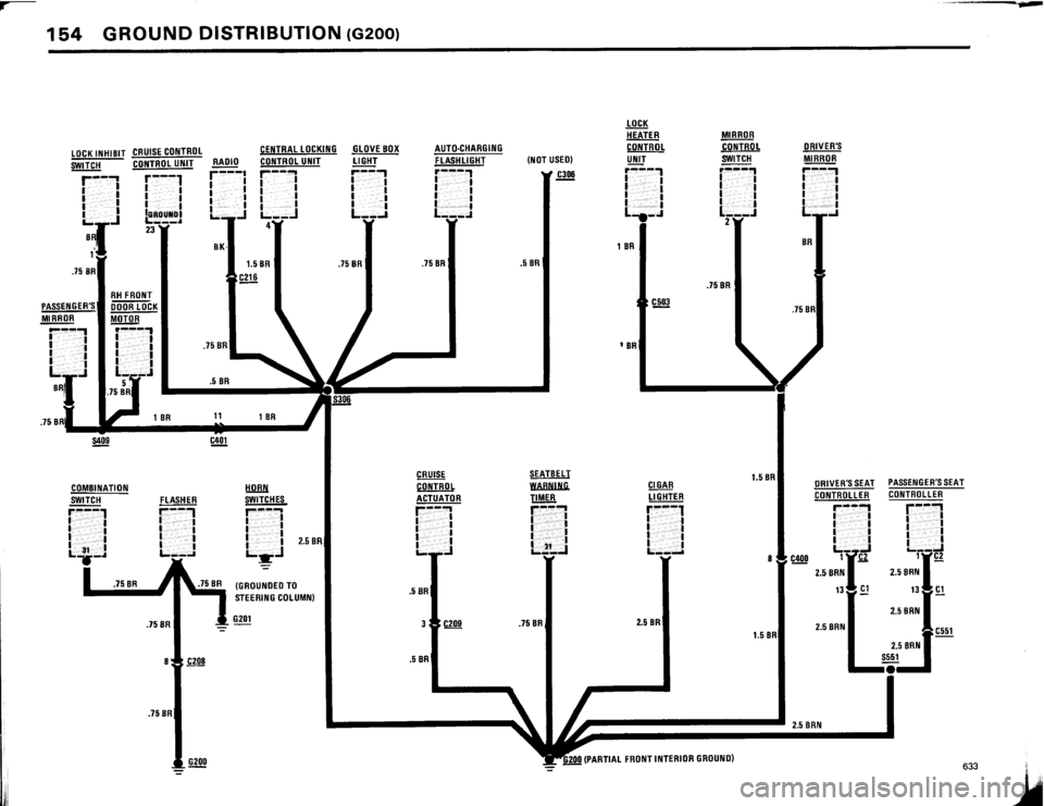 BMW 633csi 1984 E24 Electrical Troubleshooting Manual 