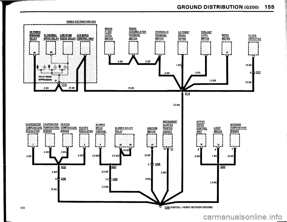 BMW 633csi 1984 E24 Electrical Troubleshooting Manual 