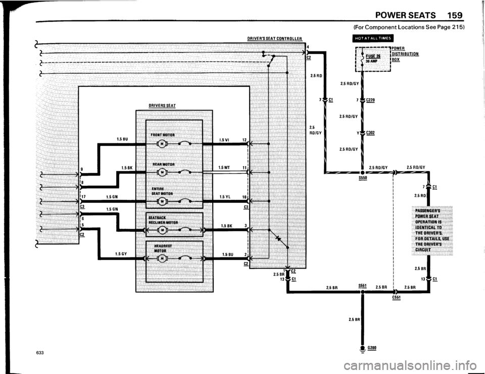 BMW 633csi 1984 E24 Electrical Troubleshooting Manual 