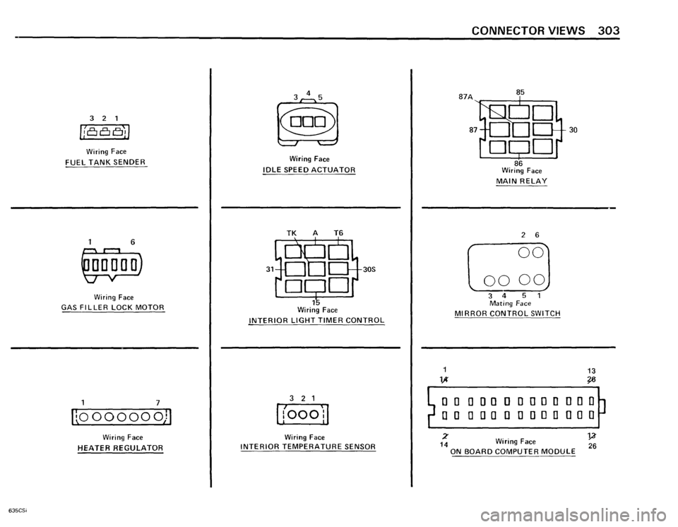 BMW 635csi 1985 E24 Electrical Troubleshooting Manual 