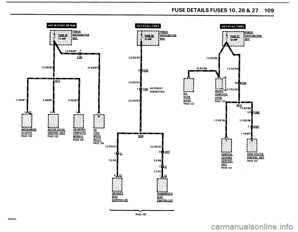BMW 635csi 1985 E24 Electrical Troubleshooting Manual 