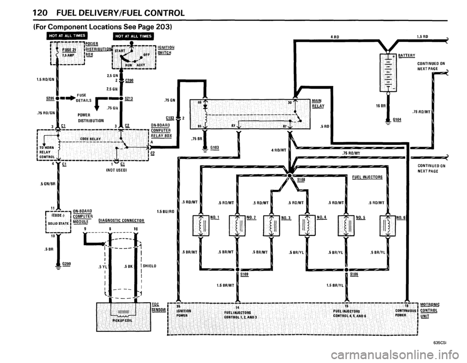 BMW 635csi 1985 E24 Electrical Troubleshooting Manual 