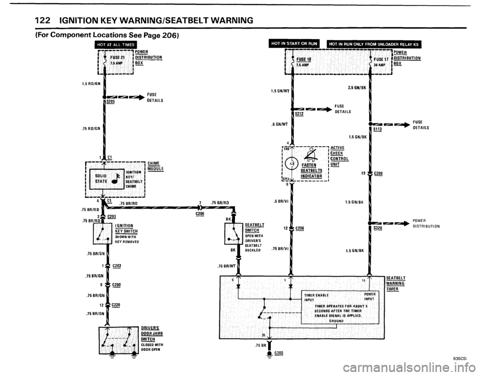 BMW 635csi 1985 E24 Electrical Troubleshooting Manual 