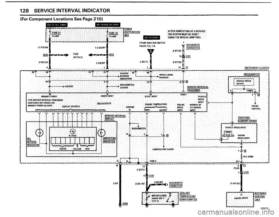 BMW 635csi 1985 E24 Electrical Troubleshooting Manual 