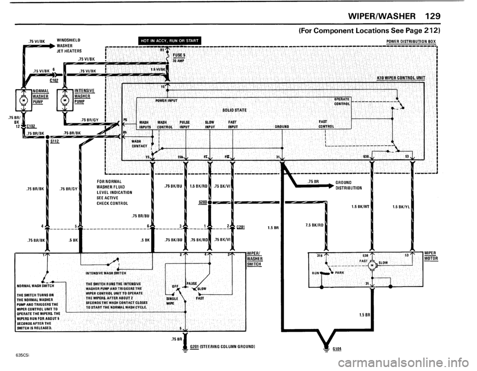 BMW 635csi 1985 E24 Electrical Troubleshooting Manual 