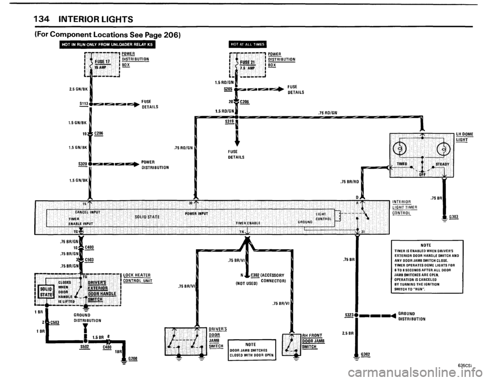BMW 635csi 1985 E24 Electrical Troubleshooting Manual 