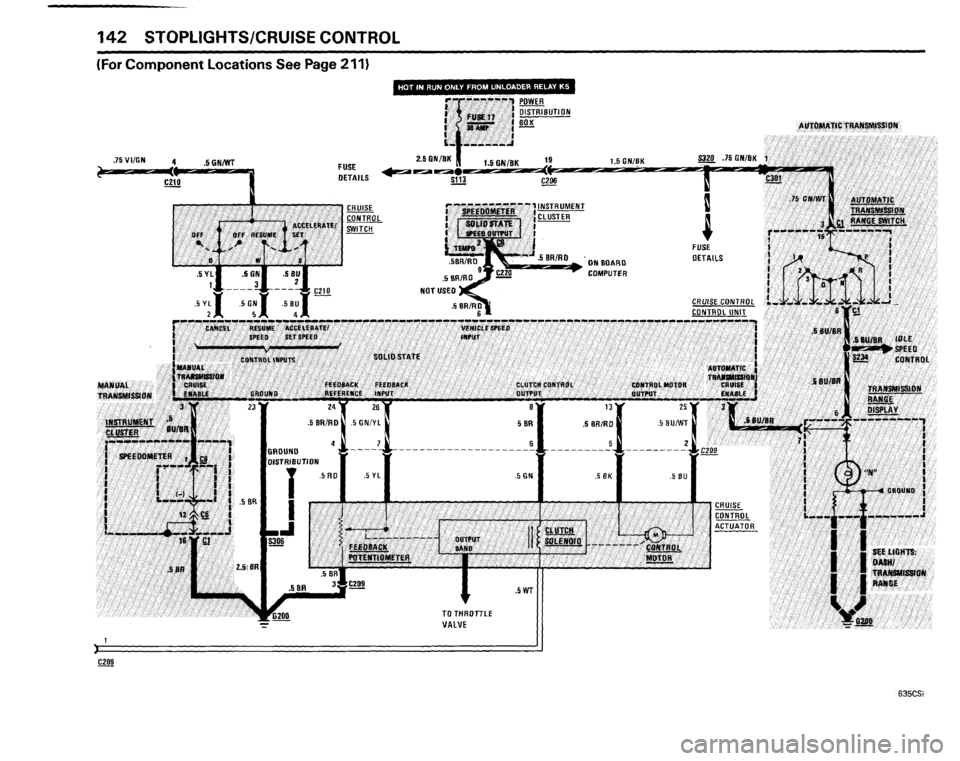BMW 635csi 1985 E24 Electrical Troubleshooting Manual 