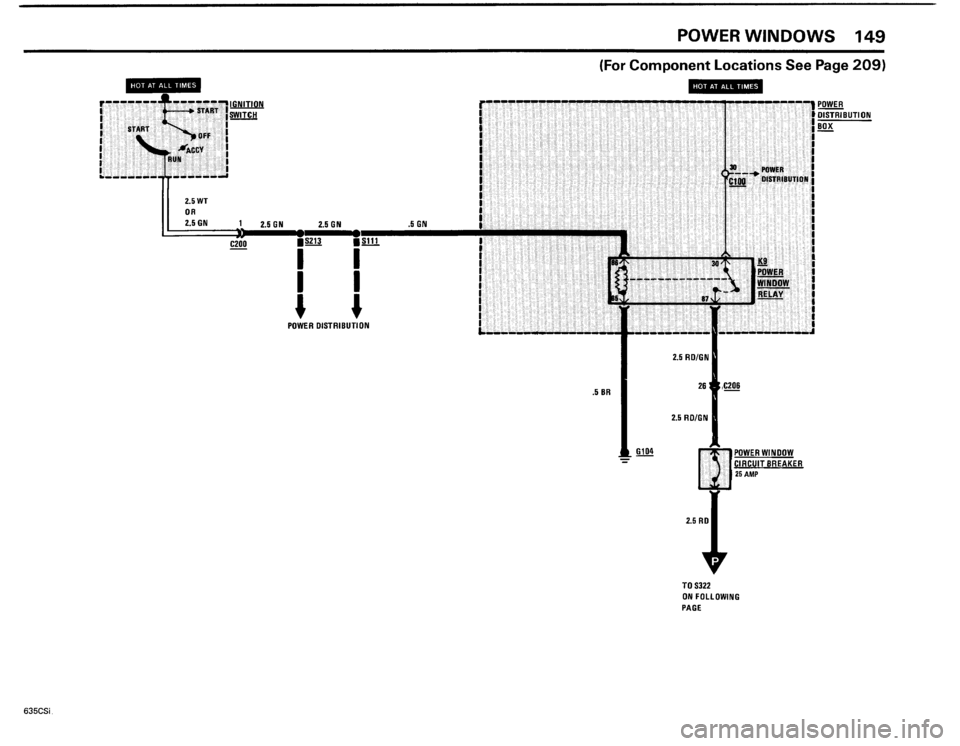 BMW 635csi 1985 E24 Electrical Troubleshooting Manual 