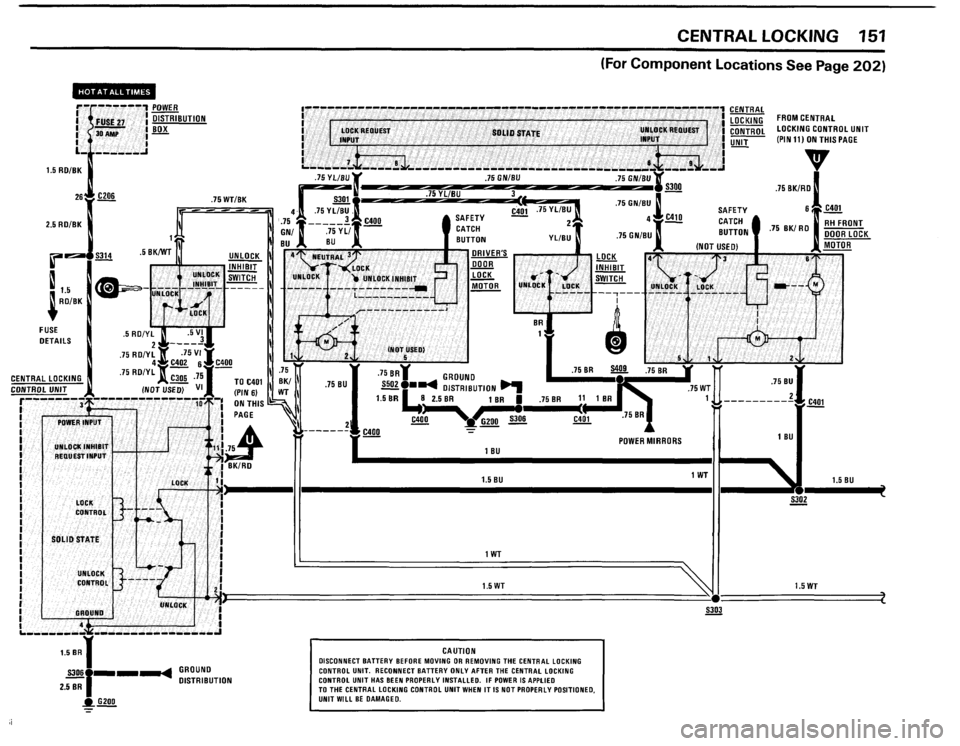 BMW 635csi 1985 E24 Electrical Troubleshooting Manual 