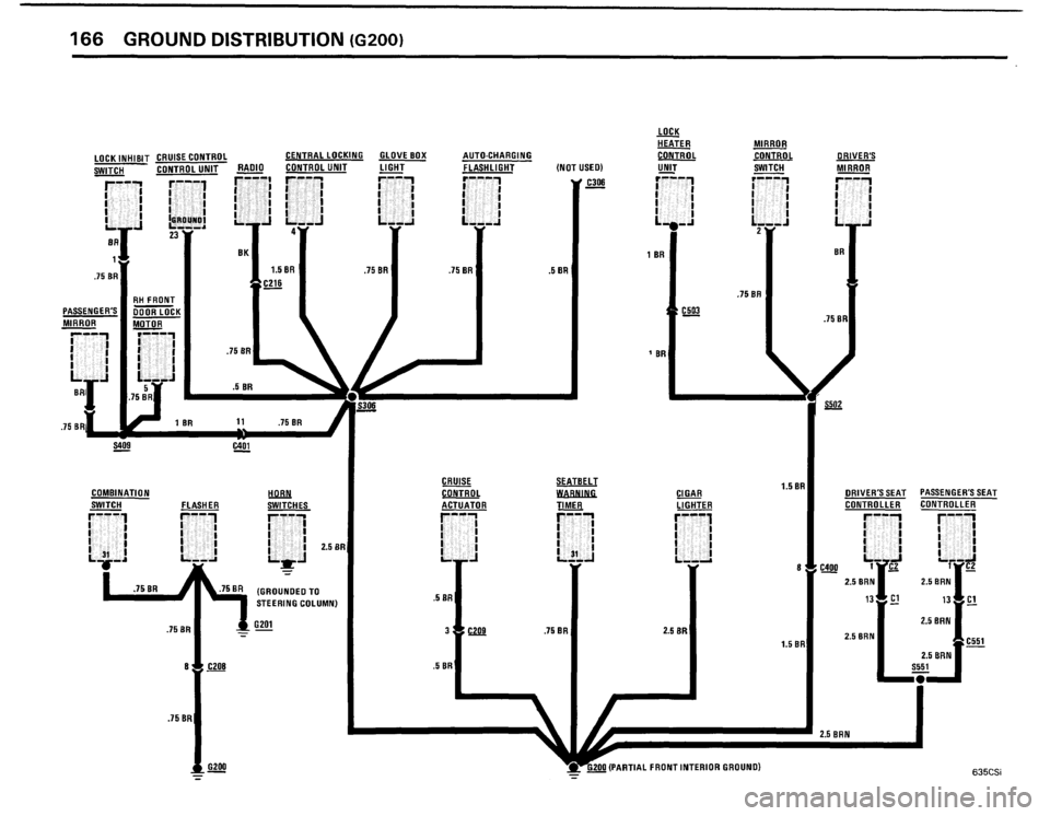 BMW 635csi 1985 E24 Electrical Troubleshooting Manual 