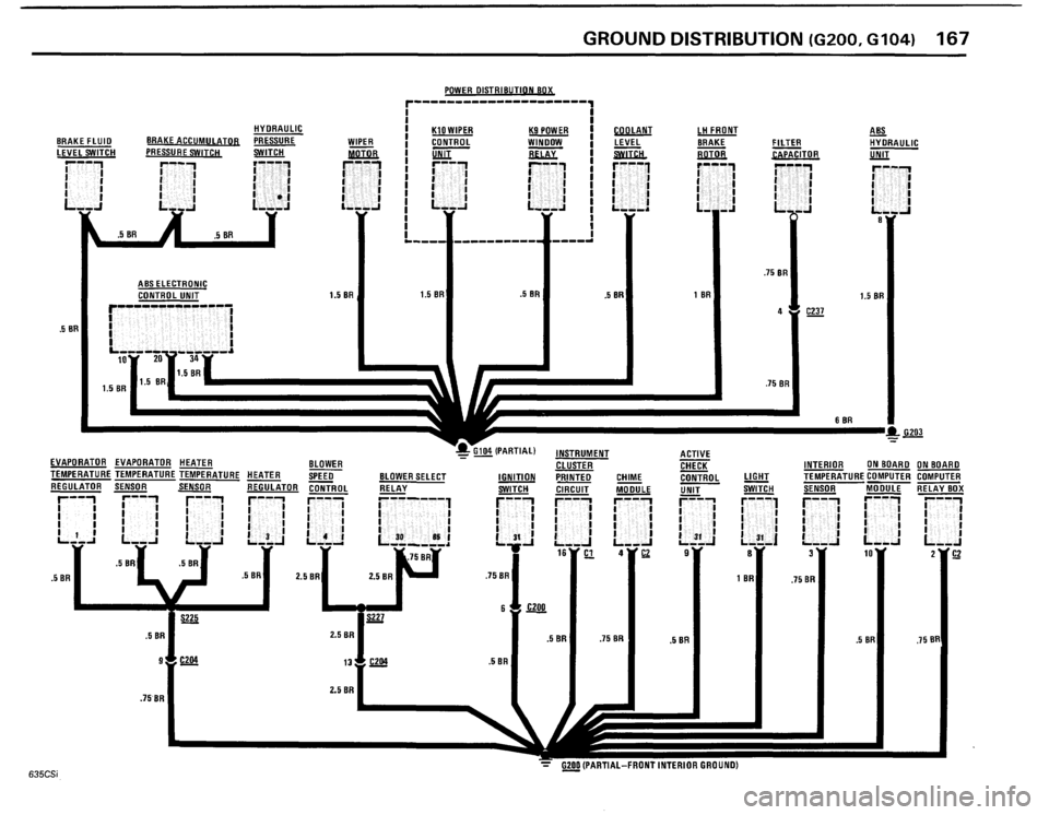 BMW 635csi 1985 E24 Electrical Troubleshooting Manual 