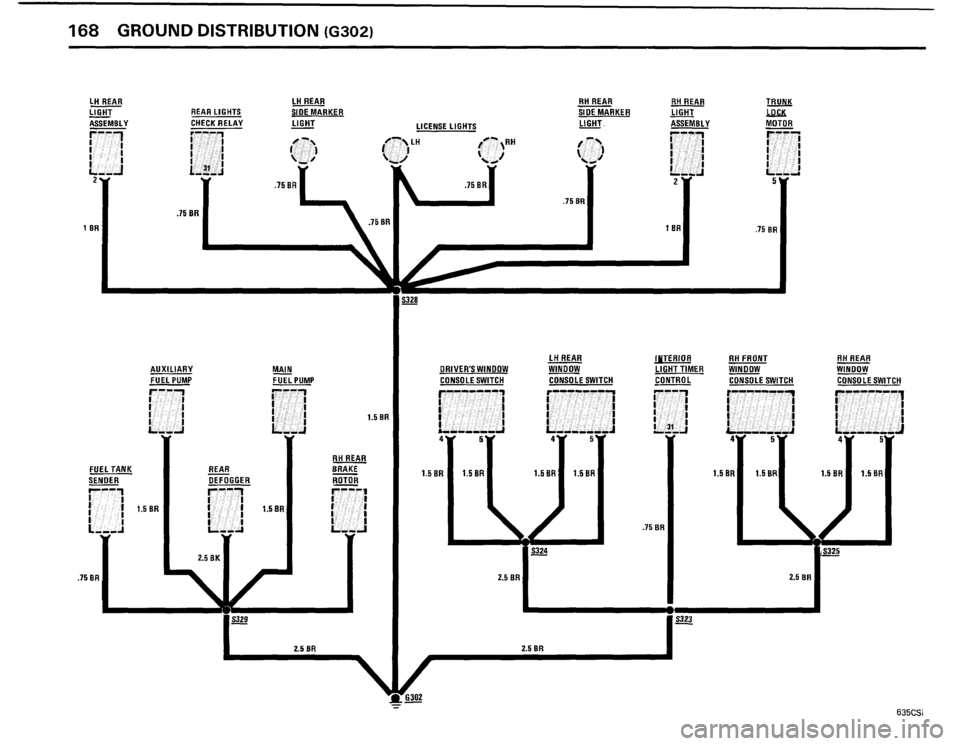 BMW 635csi 1985 E24 Electrical Troubleshooting Manual 