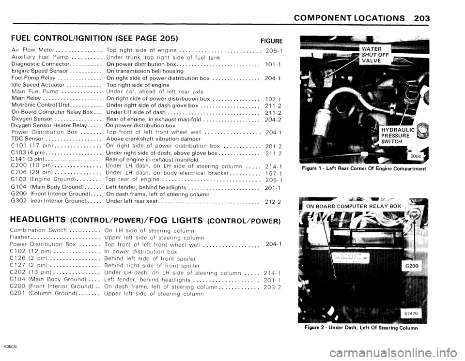 BMW 635csi 1985 E24 Electrical Troubleshooting Manual 