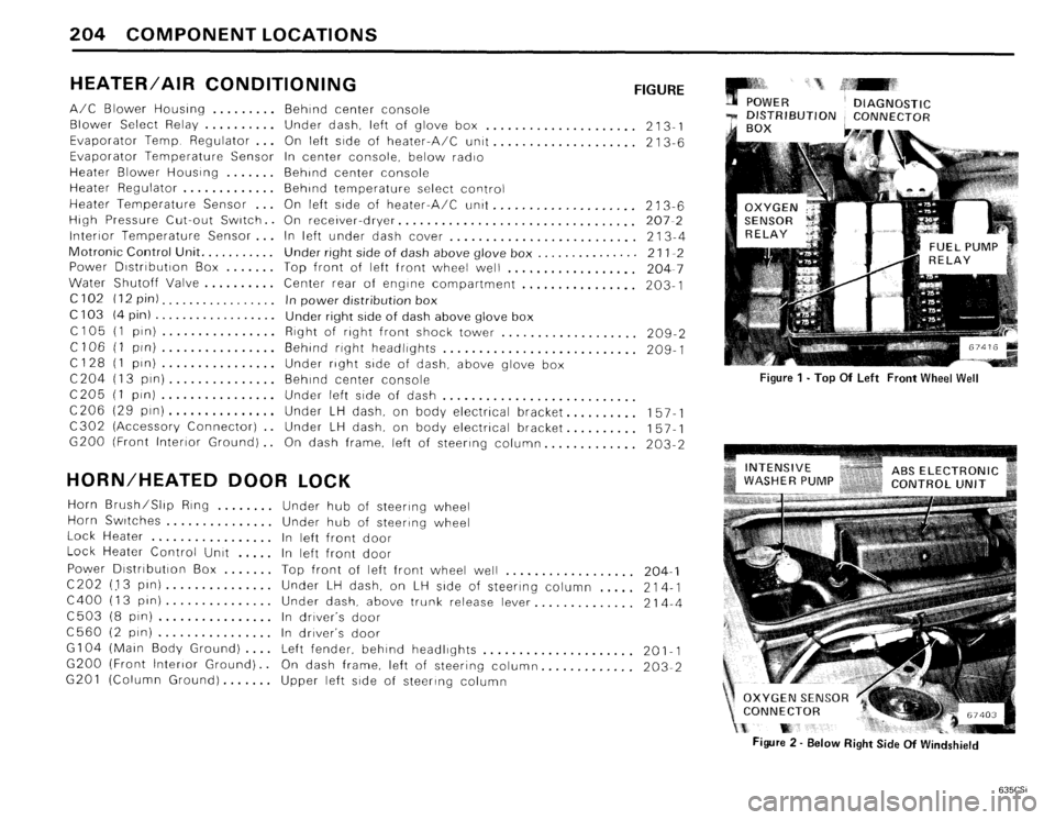 BMW 635csi 1985 E24 Electrical Troubleshooting Manual 