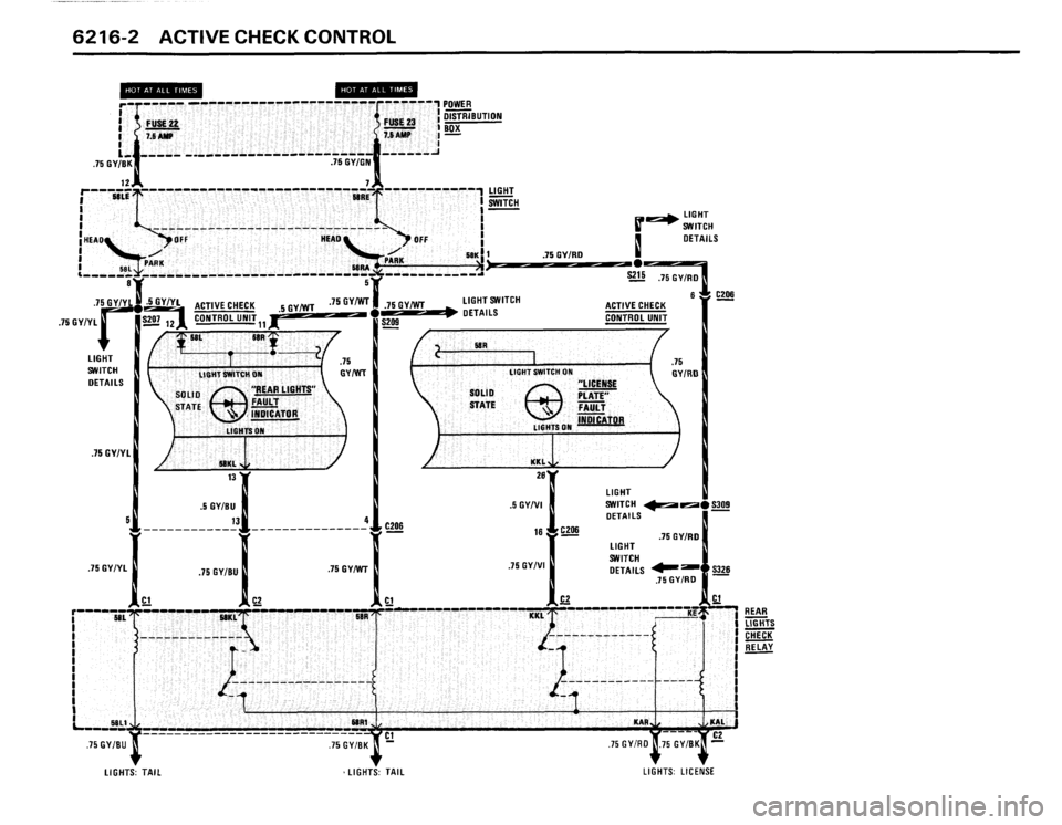 BMW 635csi 1988 E24 Electrical Troubleshooting Manual 