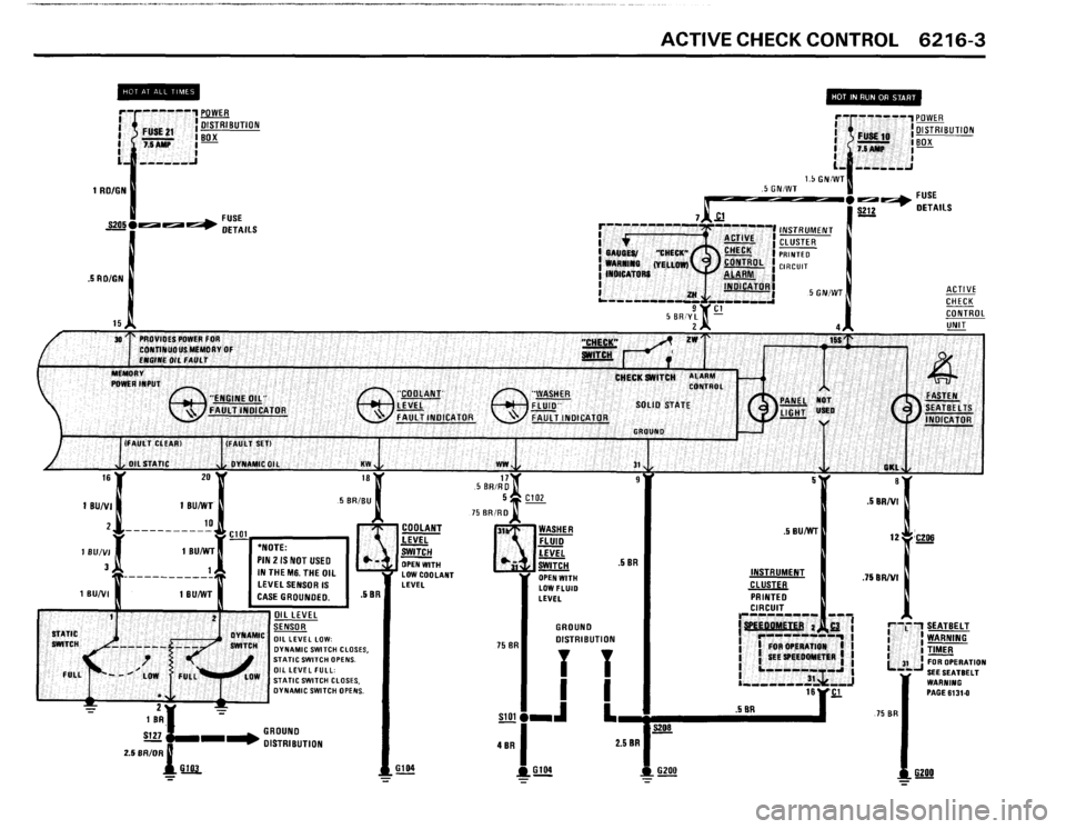 BMW 635csi 1988 E24 Electrical Troubleshooting Manual 