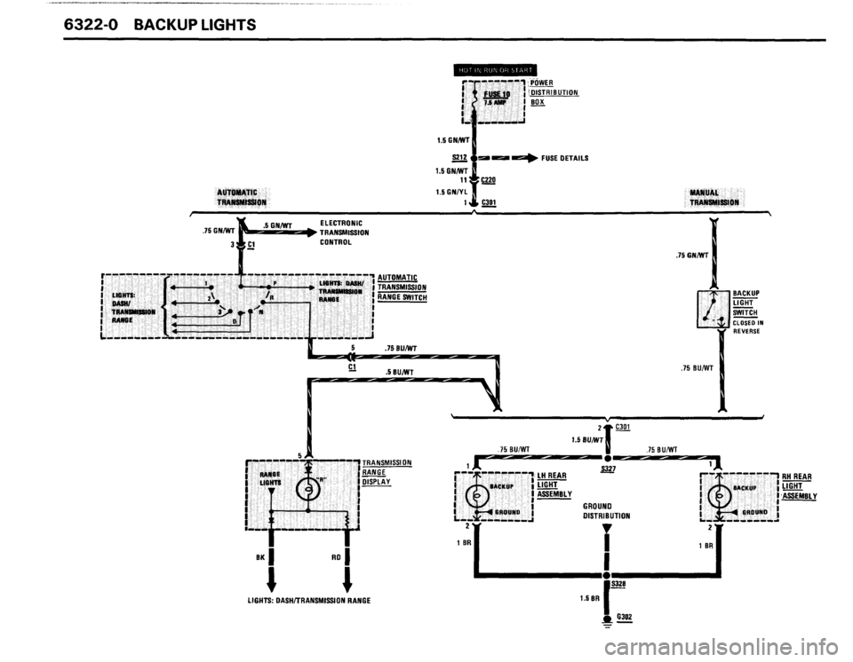 BMW 635csi 1988 E24 Electrical Troubleshooting Manual 