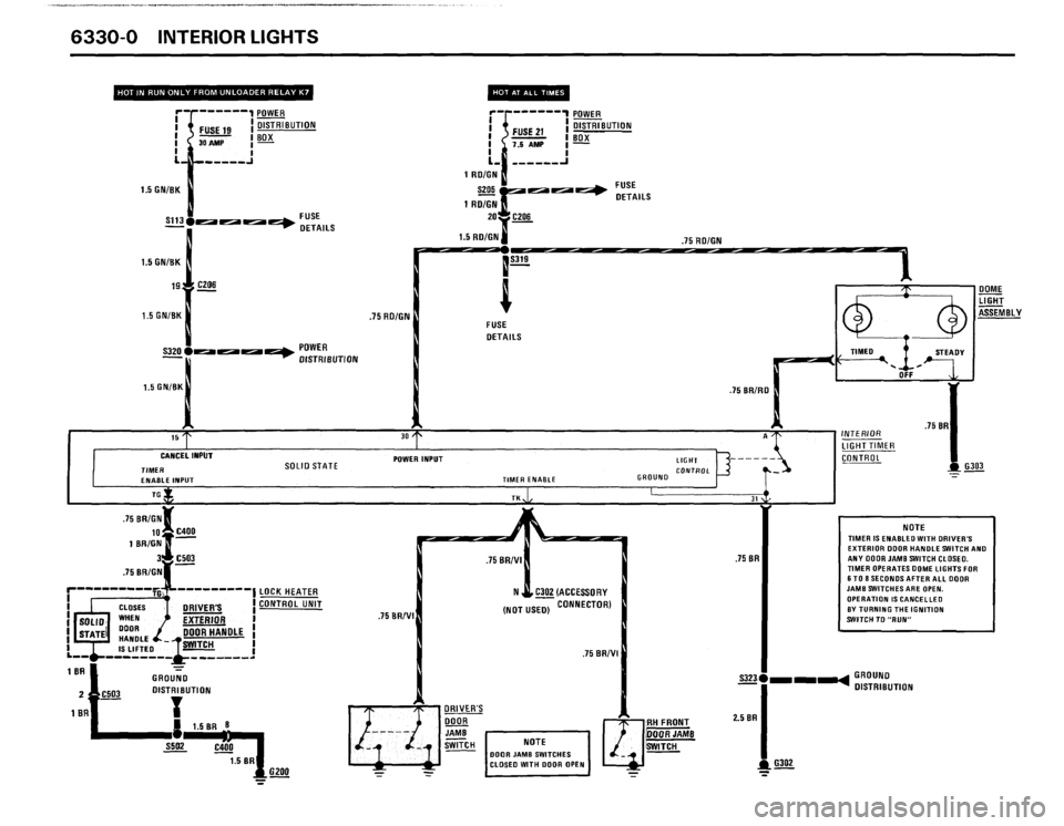 BMW 635csi 1988 E24 Electrical Troubleshooting Manual 