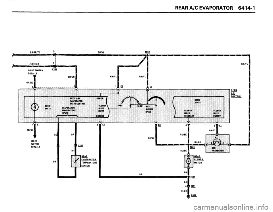 BMW 635csi 1988 E24 Electrical Troubleshooting Manual 