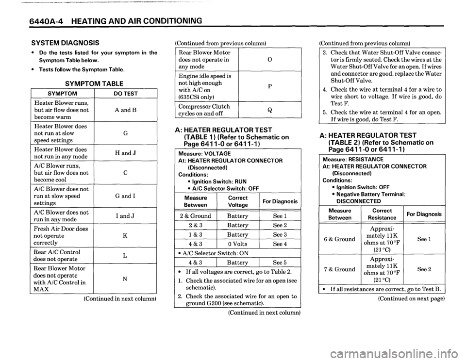 BMW 635csi 1988 E24 Electrical Troubleshooting Manual 