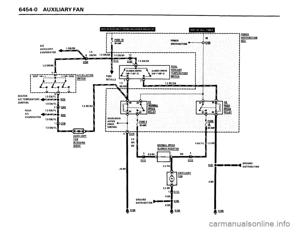 BMW 635csi 1988 E24 Electrical Troubleshooting Manual 