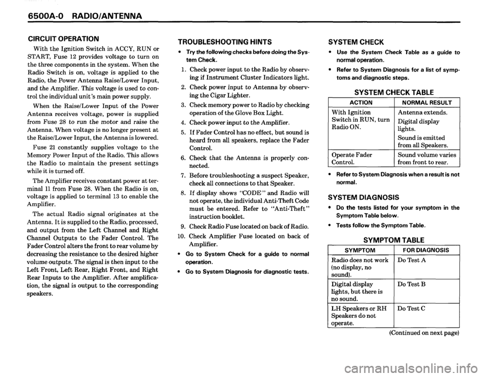 BMW 635csi 1988 E24 Electrical Troubleshooting Manual 