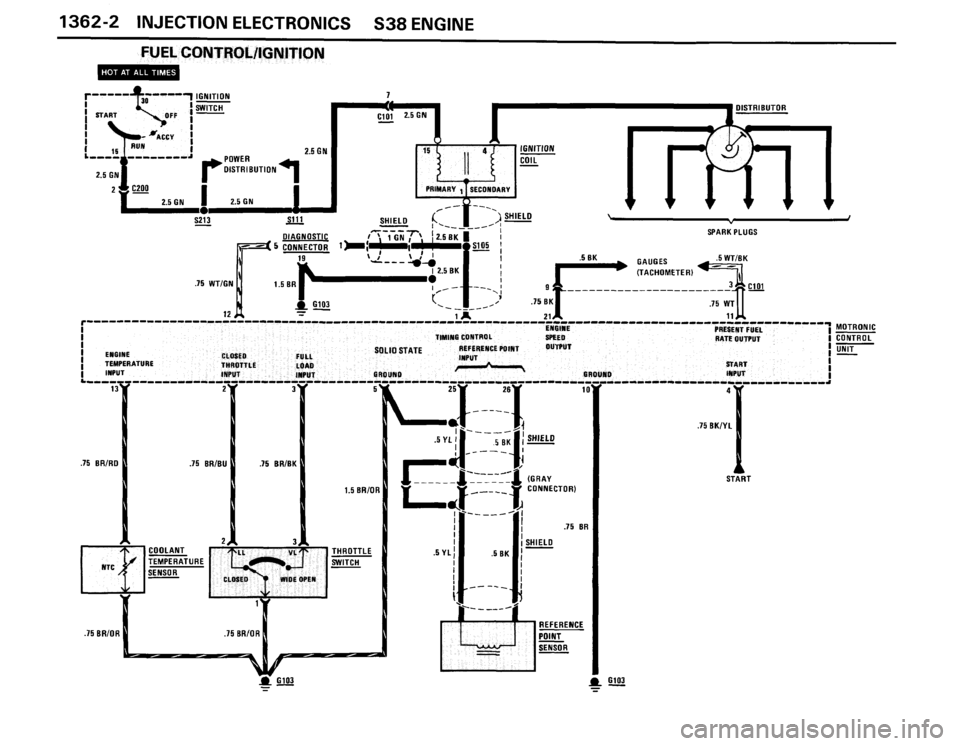 BMW 635csi 1988 E24 Electrical Troubleshooting Manual 