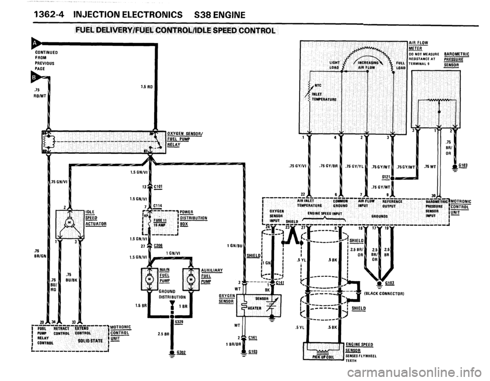 BMW 635csi 1988 E24 Electrical Troubleshooting Manual 